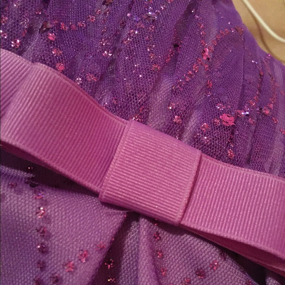 Purple short dress for any special occasion